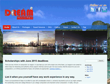 Tablet Screenshot of dream-holidays.co.in